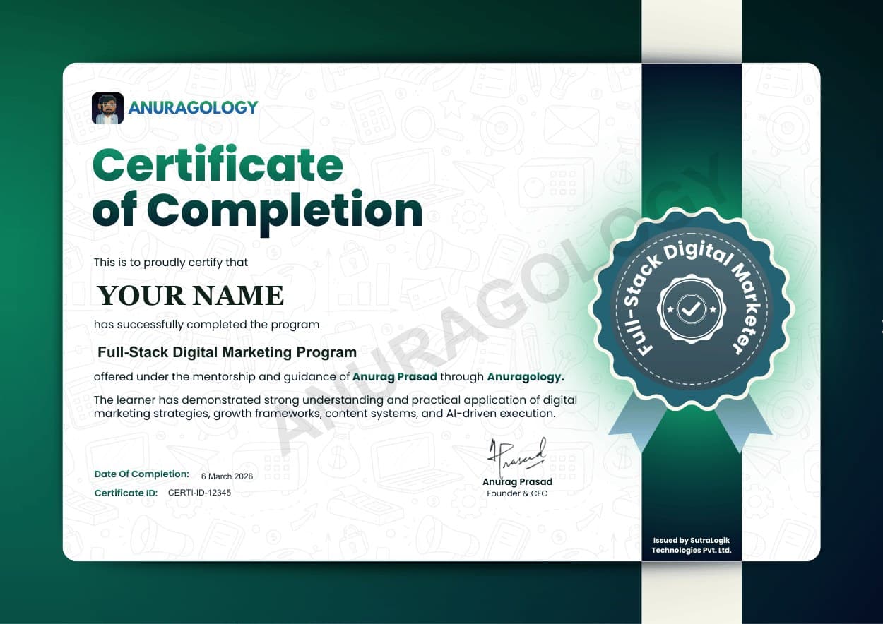 Sample Certificate
